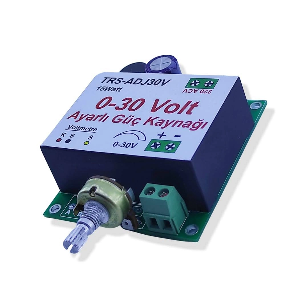 TS-ADJ30V-3 0-30V Ayarlı Güç Kaynağı | 15W DC Regülatör